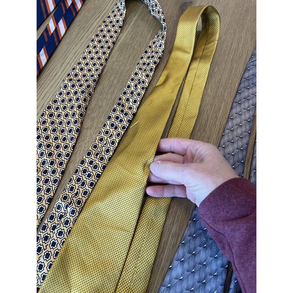 Men’s Designer Silk Tie Lot Valentino Brooks Bros Polo AD 56 Lord Taylor - Picture 4 of 14